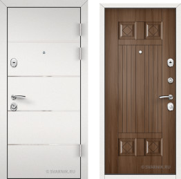 Дверь входная трехконтурная уличная порошковая — МДФ