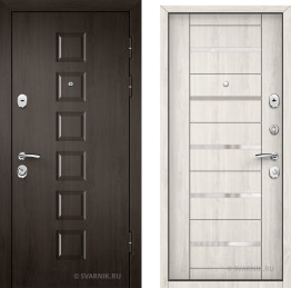 Дверь входная утепленная уличная МДФ — МДФ