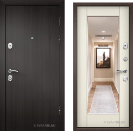 Дверь металлическая утепленная в дом ламинат — МДФ