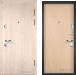 Дешевая дверь с терморазрывом в коттедж с ламинацией